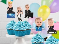 Patron Bebek Konsept Cupcake Süsü 10 Adet